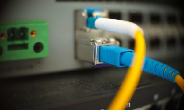 Fiber connected to firewall