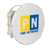 Microwave transmitter with Port Networks logo